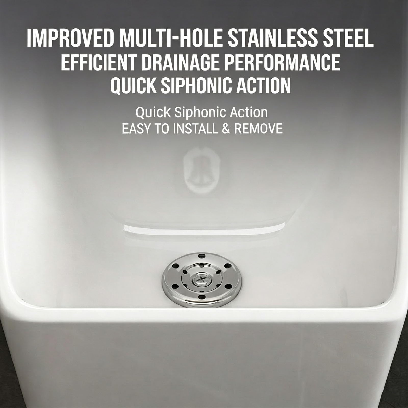 Orinario de Cerámica para Hombre Urinario Automático con Sensor para Baño | Comercial, Hotel, Restaurante, Oficina, Colegio y Baño Público, Diseño Compacto para Ahorro de Espacio