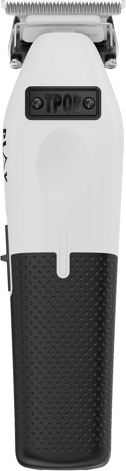 TPOB Play Barber Hair Clippers for Men 7500 RPM with Rubber Grips (White 3 Set) - Image 3