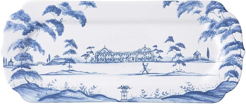 Juliska Country Estate 15" Hostess Tray - Delft Blue