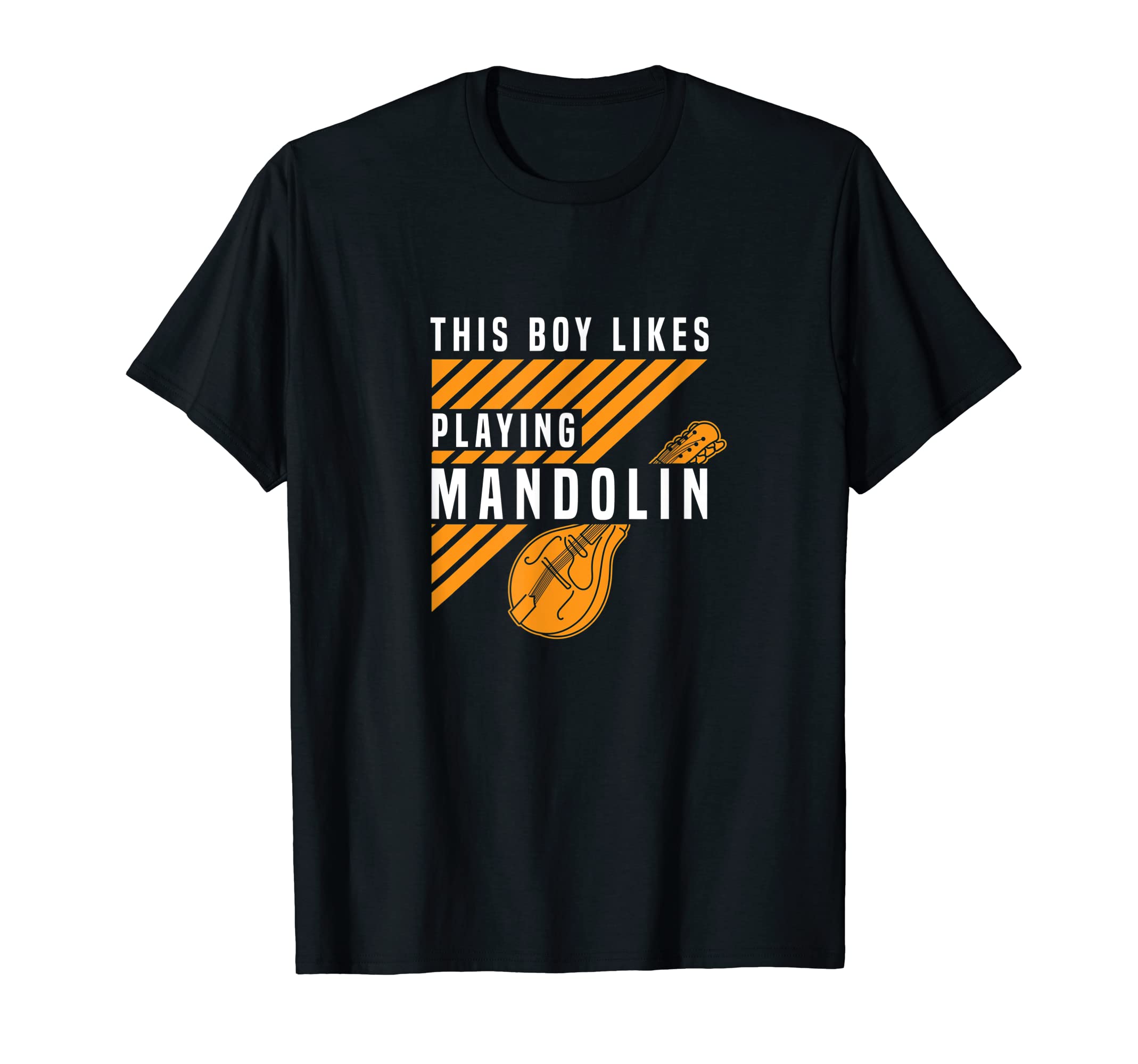 Boy Likes Mandlon Bluegrass Folk Music Musician T-Shirt