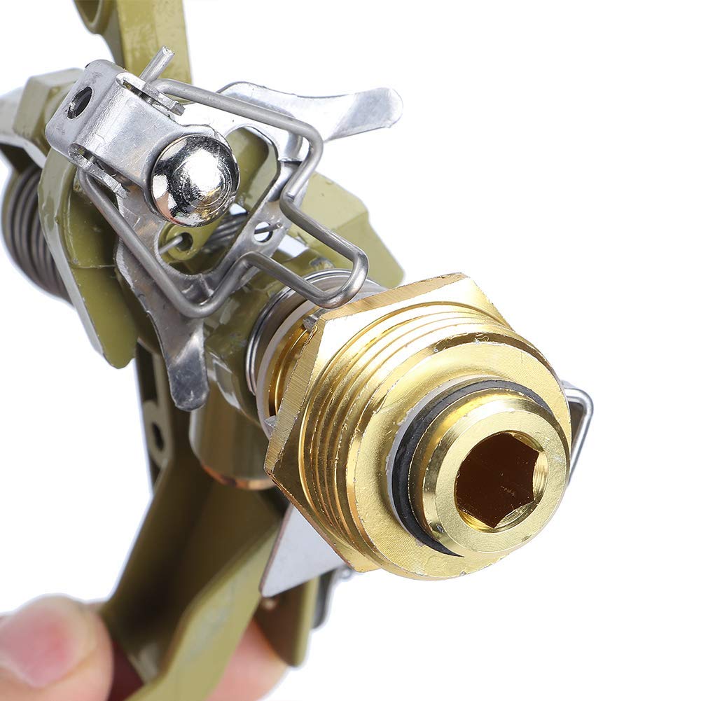Trade Shop - Irrigatore Giardino Spruzzatore Prato Picchetto Puntale 5 Bracci 360 Rotante 85895928
