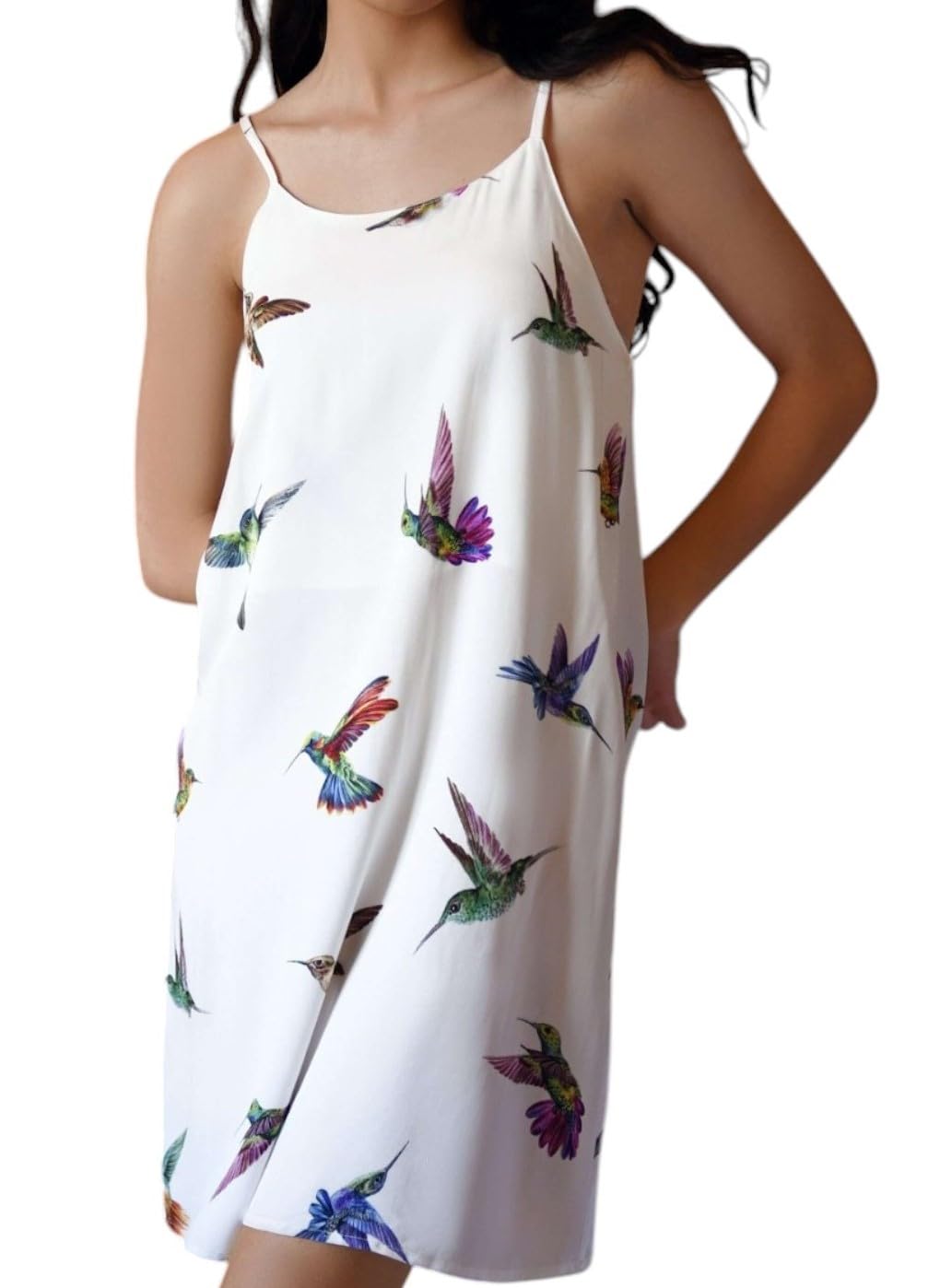 Villa Cotton Women's Italian-Designed Short Nightgown - Silky-Soft, 100% Natural Luxe Viscose Rayon