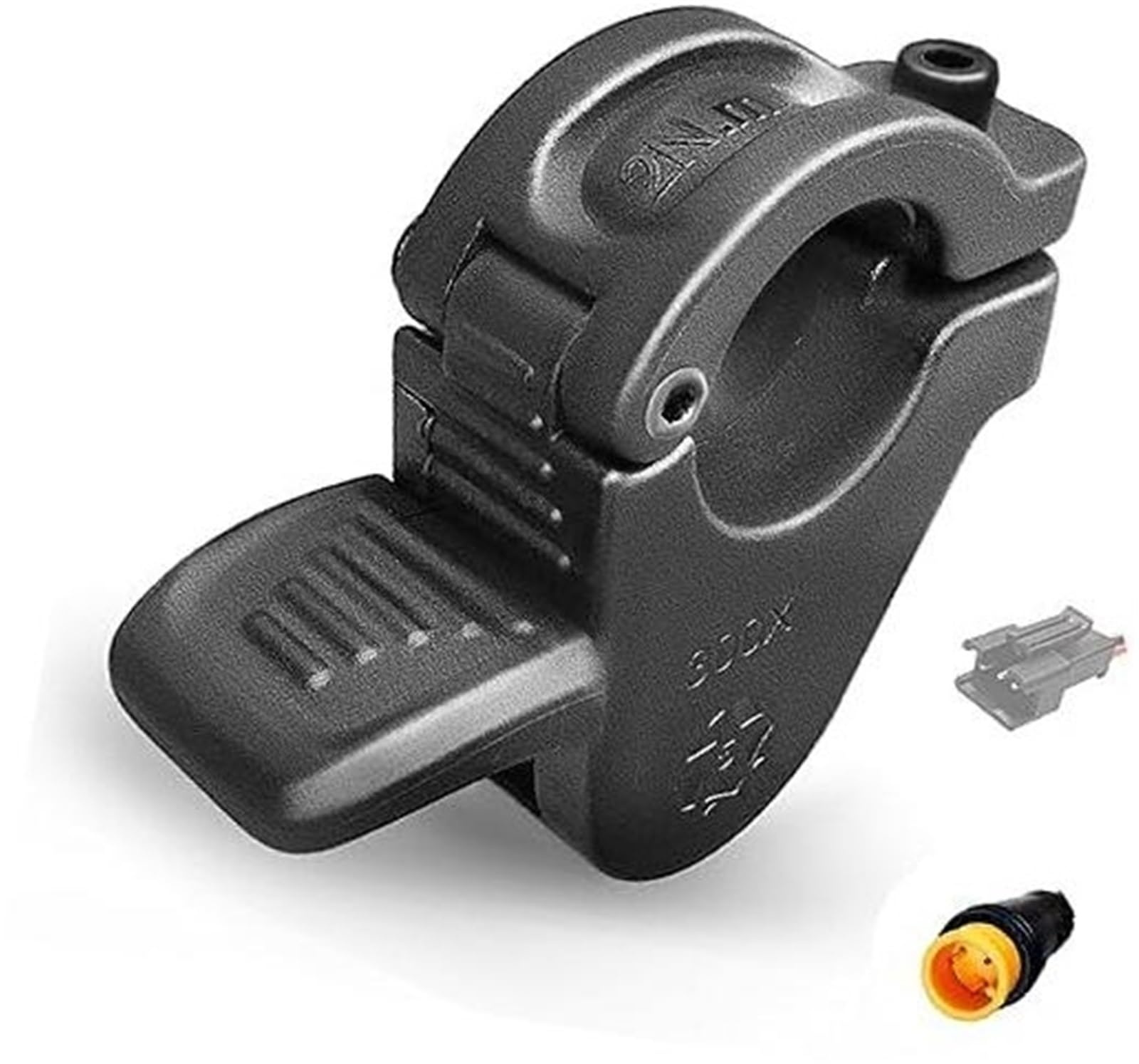 Acceleratore a pollice for bici elettrica 300X Acceleratore a mano destra-sinistra, for acceleratore for bicicletta elettrica 24V 36V 48V 72V Acceleratore a pollice per scooter(BLACK 300X WP P