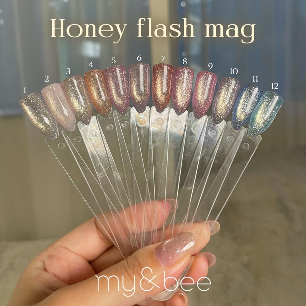 my&bee ハニーフラッシュマグネットジェル ネイルカラー 12本セット Amazon | my&bee ハニーフラッシュマグセット 001～012 | my&bee