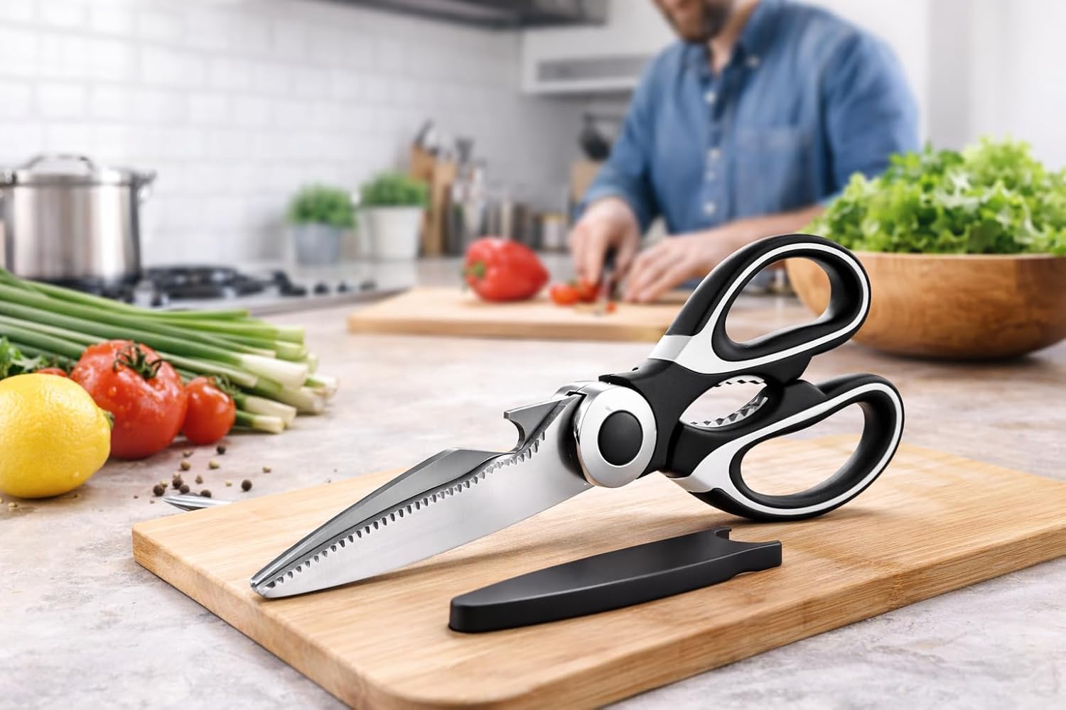 Ravgix12 Heavy-Duty Multipurpose Scissors | Stainless Steel Sharp