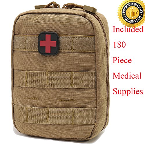 Carlebben EMT Pouch MOLLE Ifak Pouch Tactical MOLLE Medical First Aid Kit Utility