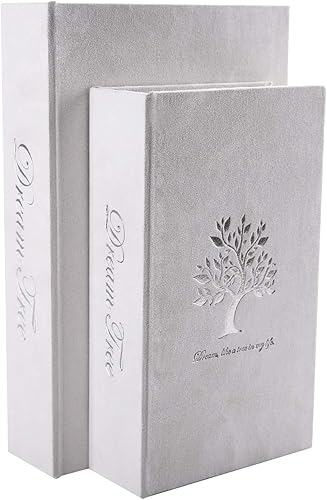 Cajas decorativas para libros decorativos libro falso para mesa de café, estantería para decoración del hogar, cajas de almacenamiento de libros