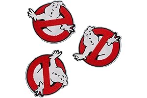 3pcs Ghostbusters Patches - No Ghost Patches