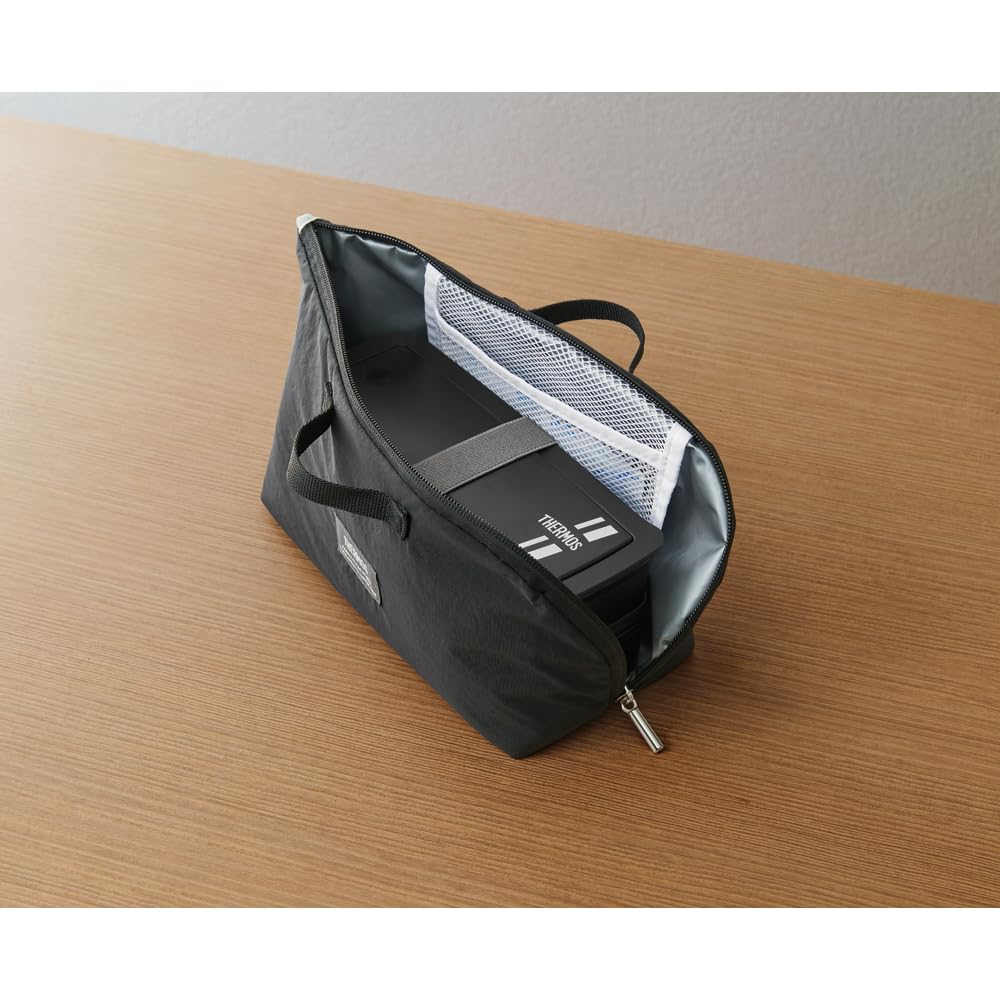 Amazon｜サーモス 保冷ランチケース 2.0L ブラック RFH-002 BK｜保温