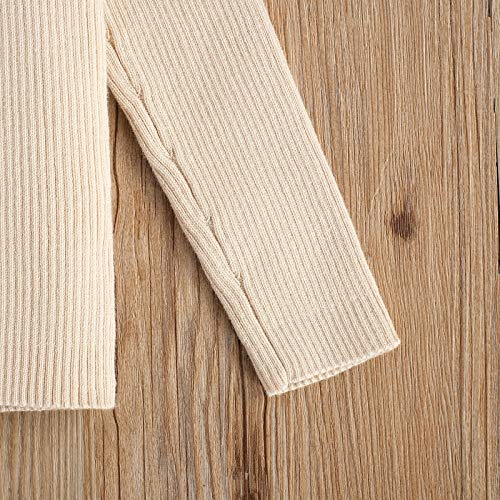 Little Boy Girl Long Sleeve Sweater Children Kids Solid Color High Collar Knitted Pullover Warm Fall Winter Top4
