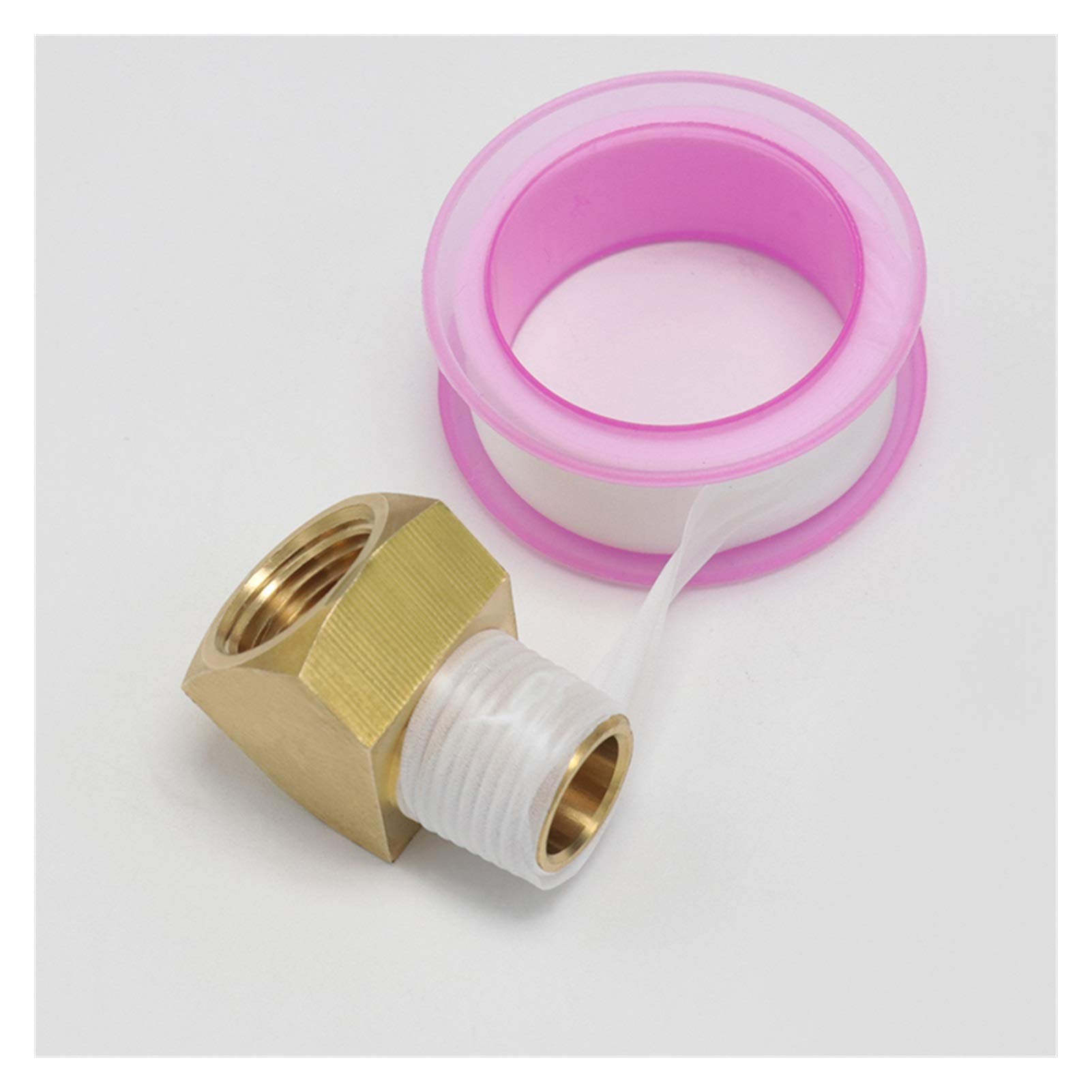 Qinlu-Brass Connector Hose Fitting 2pcs 45 Degree Brass Street Elbow with NPT Thread,1/8