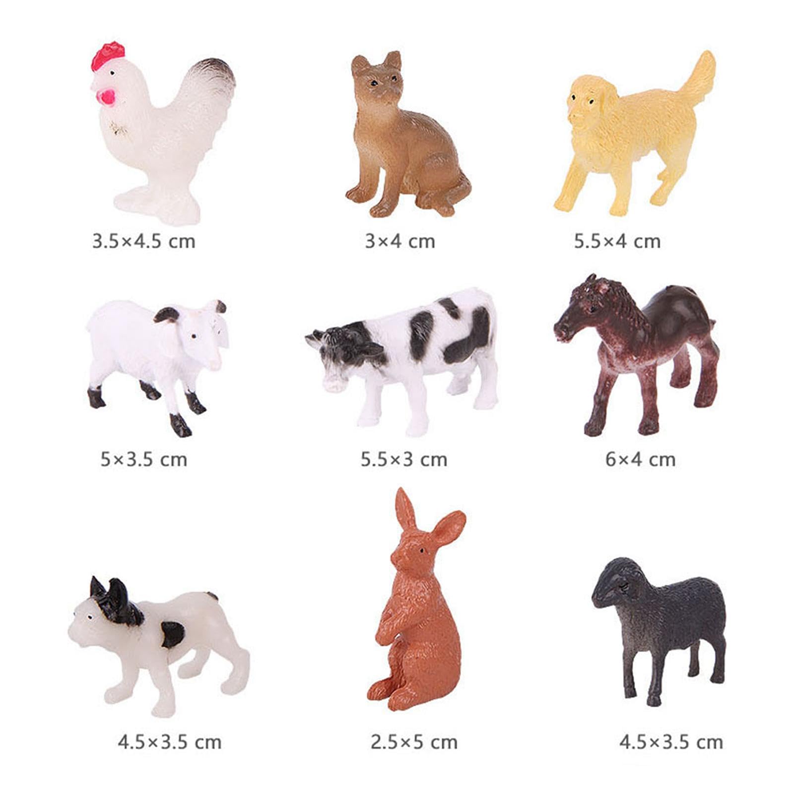 Qectial Mini Granero, Juguetes de Granja, Juego de Simulación, Granjas, Animales, Modelo de Granero, Granja