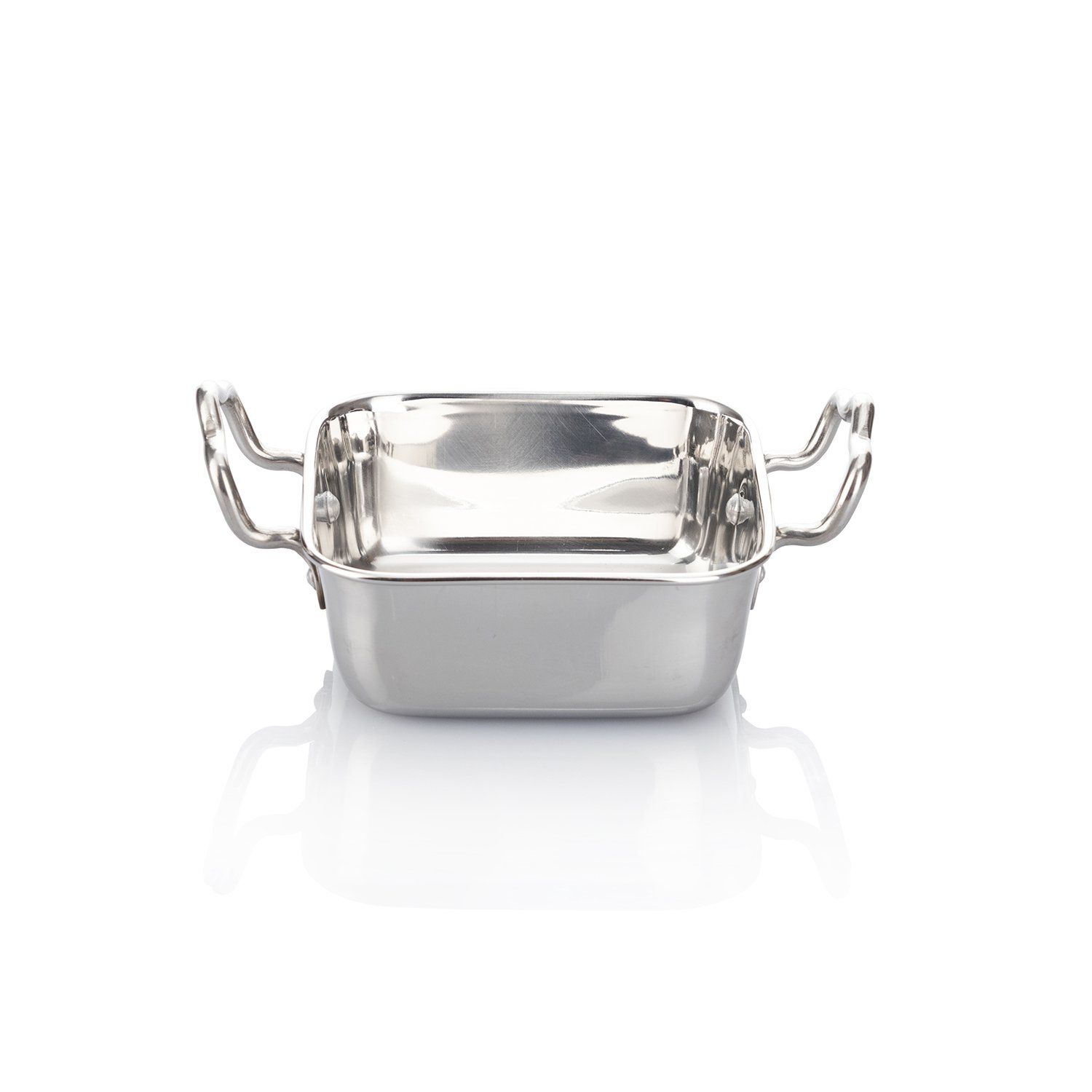 Urban Snackers Table Top Serving Stainless Steel Serverware Roasting Pan Kitchen Utencils 11.5 cm Use for Home, Hotel, Restaurant - Image 3 thumbnail