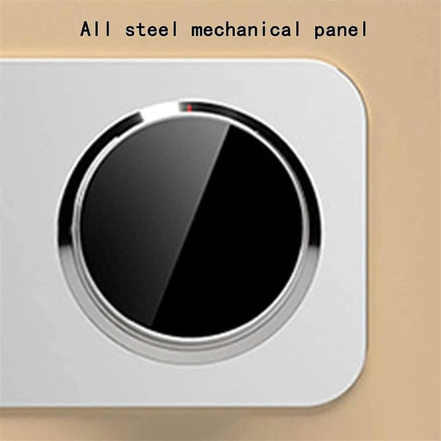 Cabinet Safes Home Safes Mechanical Lock with Key Small Household 40cm Mechanical Password Safe Invisible Anti-Theft Safe Box Safes for Home Fireproof (Color : Brown)-1pc