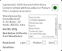 Home Blend Coffee Roasters - Grounded Coffee - Monsooned Malabar AA Arabica 100% - Indian Specialty Coffee - Pack of 250g (Dark Roast, Espresso) gallery image