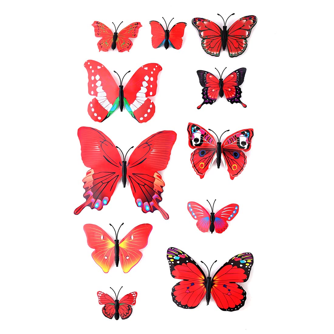 Melbees by Yellow Chimes Hair Clips for Girls Kids Hair Clip Hair Accessories for Girls Babys Set of 12 Pcs Red Butterfly Alligator Clips for Girls Hair Clips for Baby Girls Alligator Clips for Hair Baby Hair Clips For Kids Toddlers (B0B1QDY59W) Amazon Price History, Amazon Price Tracker