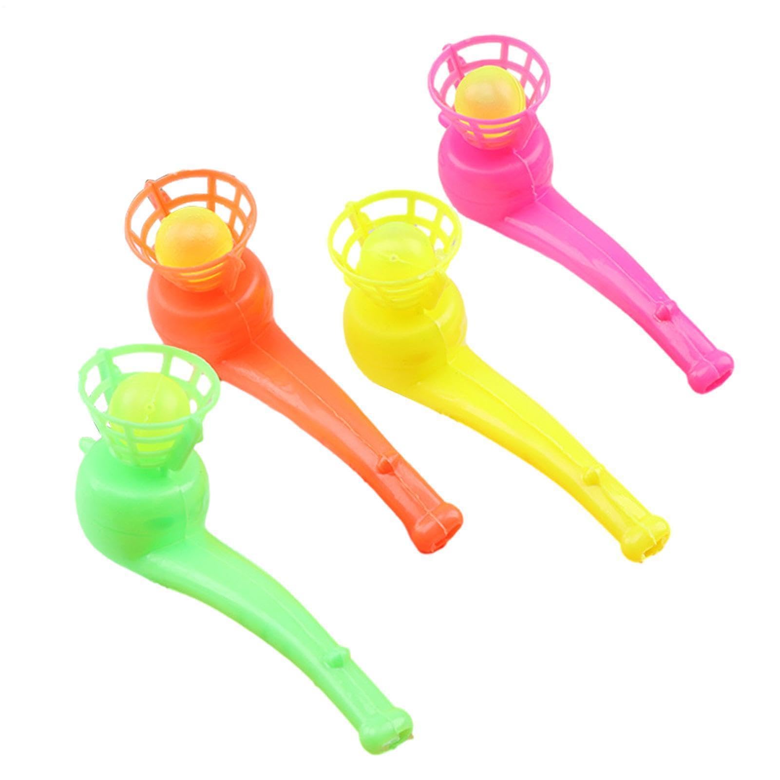 Generico Gioco Con Pipa A Sfera Galleggiante - Giocattolo Con Pipa Galleggiante Antistress Controllo Educativo Della Respirazione Gioco Classico Con Palla Galeggiante Per Bambini Regali Per Feste