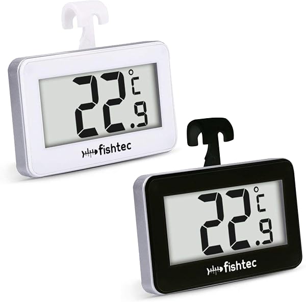 FISHTEC thermomètres digitaux frigo, lot de 2 – Image 1