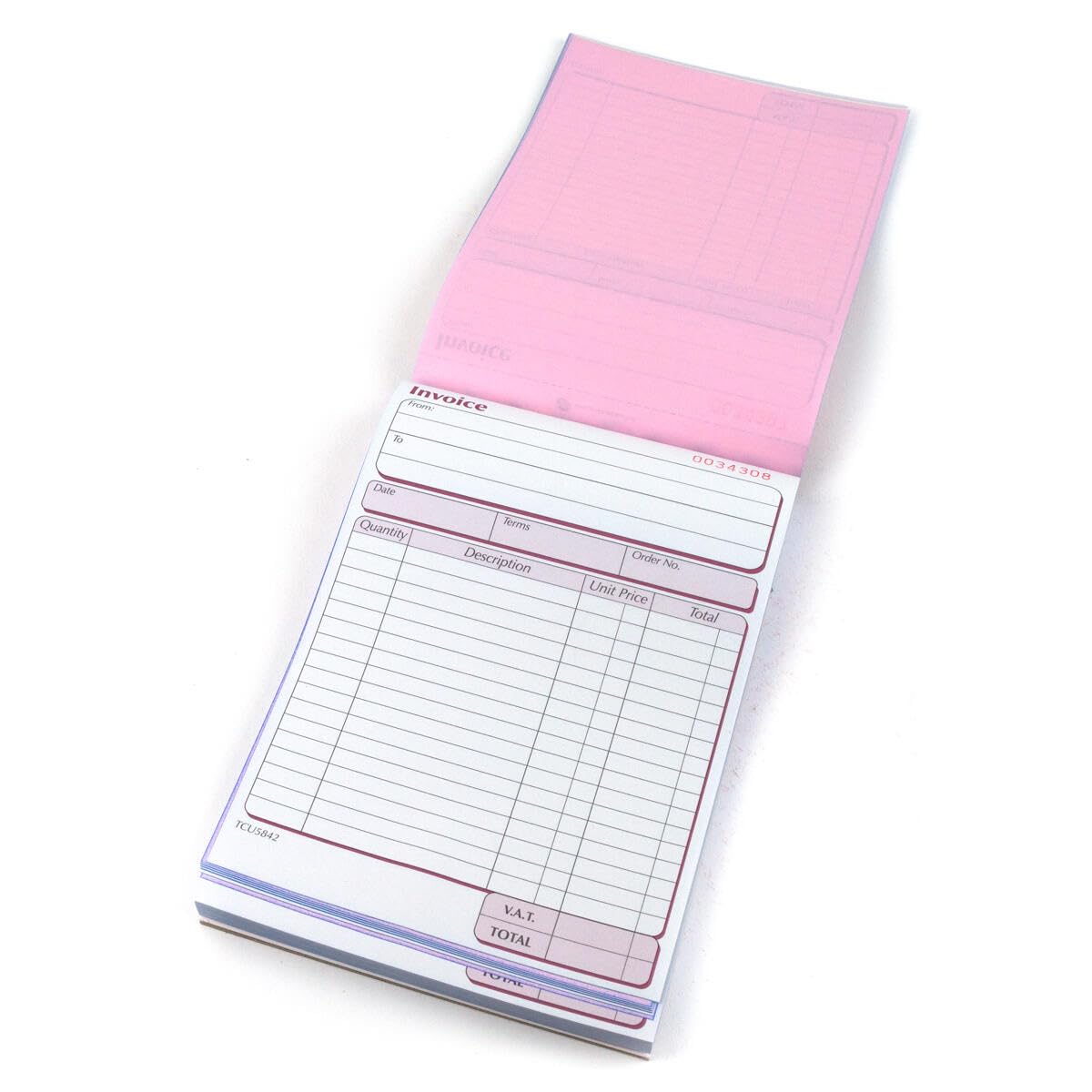 Pukka Pad, NCR Carnet de factures Triplicate 203 x 137 mm