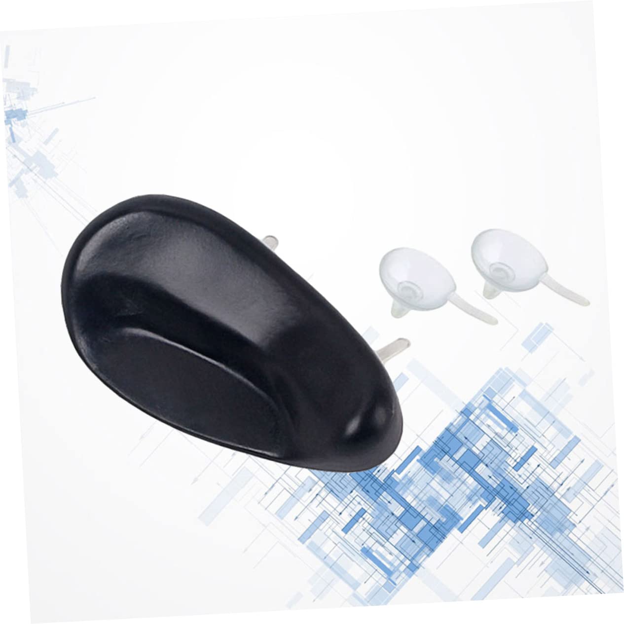 SUPVOX 3piezas Soporte Para Violín Absorbente De Sudor Con Ventosas Fijas Cojín De Tpu Negro Ligero y Duradero Diseño Ergonómico Para Comodidad Tocar Protege La Superficie Del