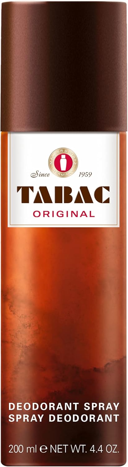 Tabac® Original | Deodorant met de onmiskenbare geur van Tabac Original – 24 uur deodorant bescherming – Origineel sinds 1959 | 200 ml aerosol spray
