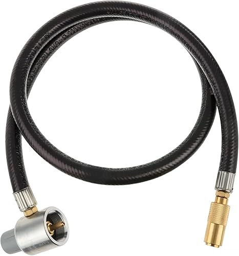 MCAMPAS Regulador de Gas 5430 Versión de Extensión, Adaptador de Manguera de Regulador de Propano de 3 Pies Conecta Botella de 1 Libra para Coleman