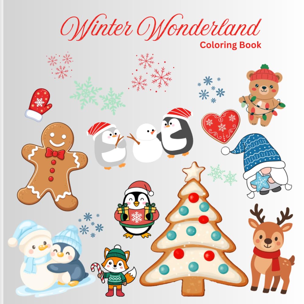 Winter Wonderland Coloring Book