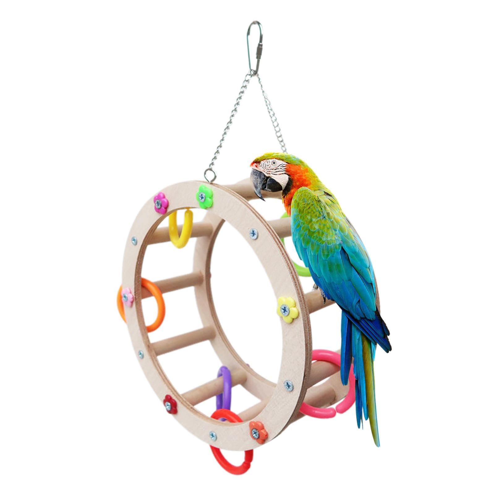 Vogelspielzeug-Set Für Sittiche & Papageien – 6 Stück Mit Sitzstangen & Futterspielzeug
