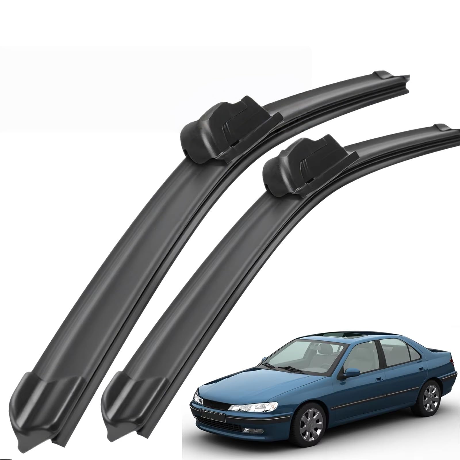 Essuie-glace Peugeot 406 fini les traces et grincements avec ces balais 24" 21" avant
