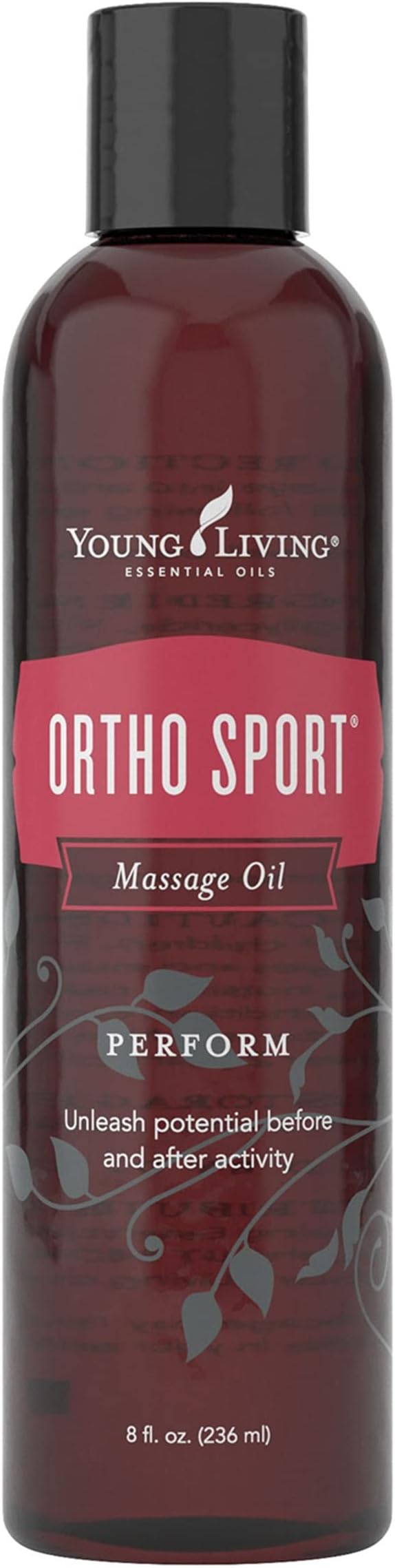 Ortho Sport Massage Oil 8 Ounces by Young Living Essential Oils - Combines Gluten-Free Ingredients, with Essential Oils Such as Oregano, Peppermint, Thyme, Ginger - Comforting, Cool-Warm Sensation