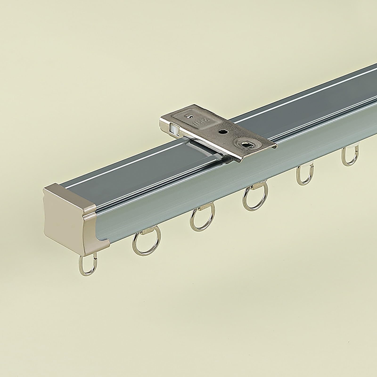 Rail de plafond coulissant bleu de 440 cm pour une séparation de pièce facile