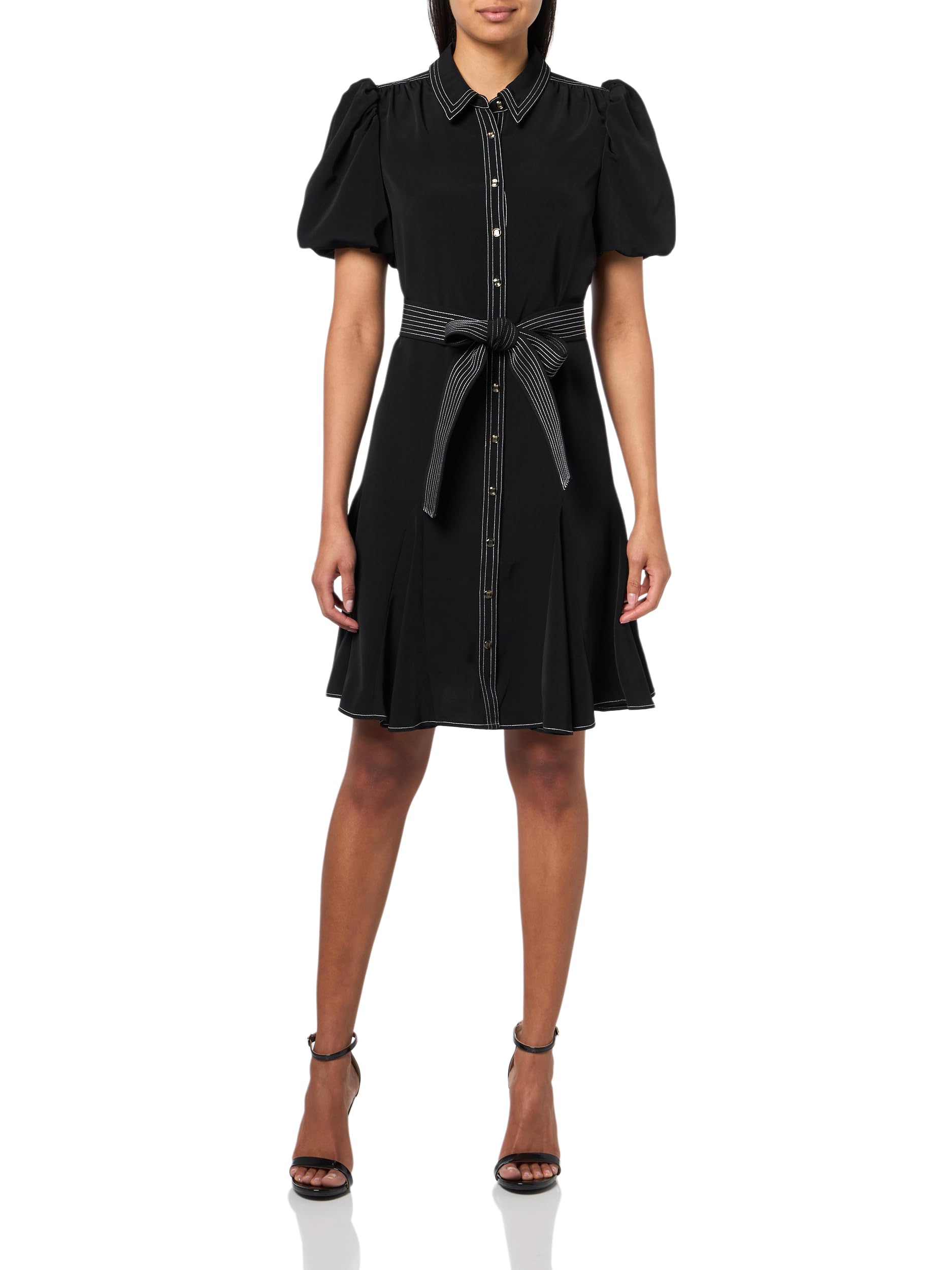KARL LAGERFELD Comfortable Office Fashion Flirty Dress Vestito Casual Donna