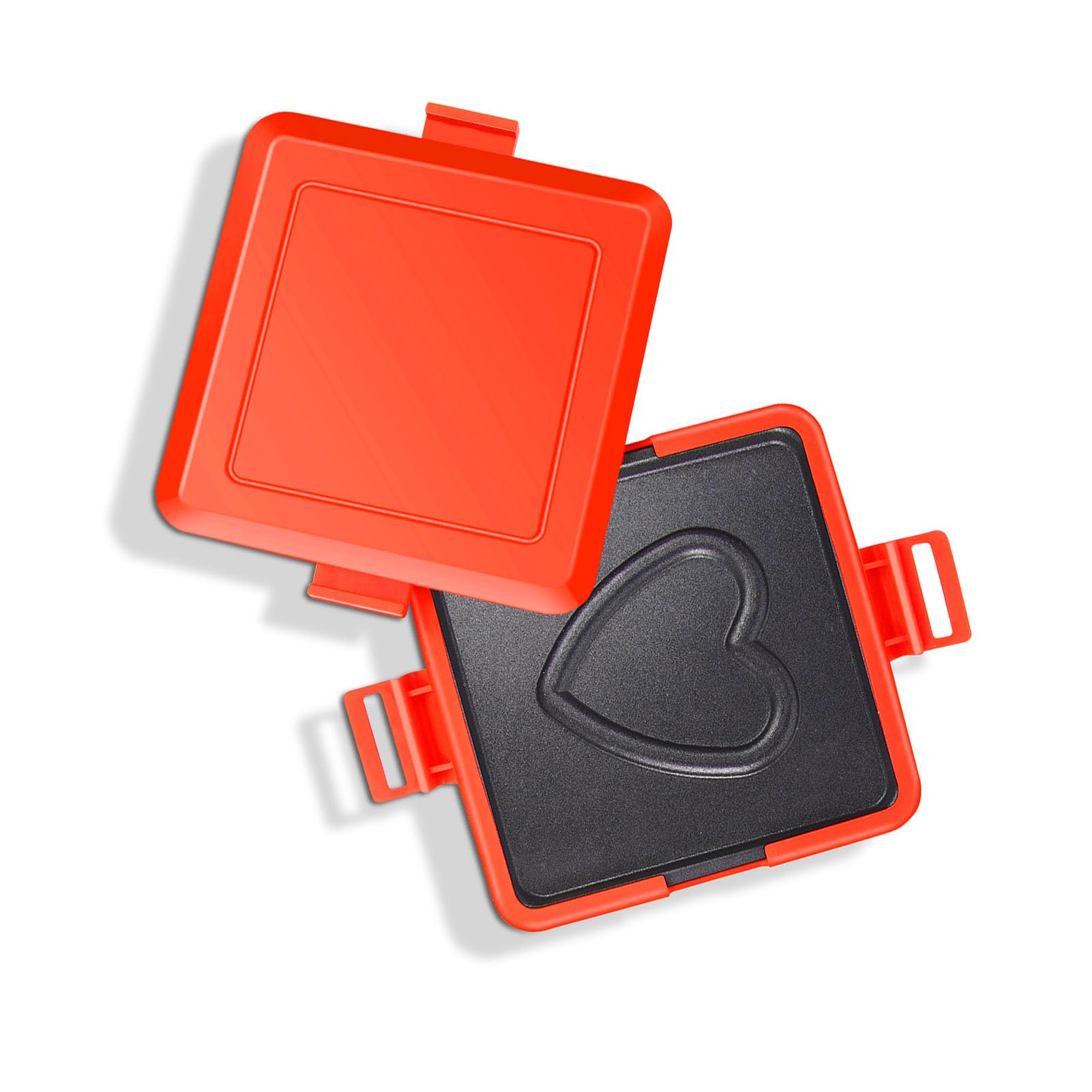 Toaster, Microwave Toaster, Sandwich Maker, Panini Maker, Dishwasher Safe, Time Saving, Fast, Toastie in Microwave Oven, Effortless Cleaning Solution (Red)