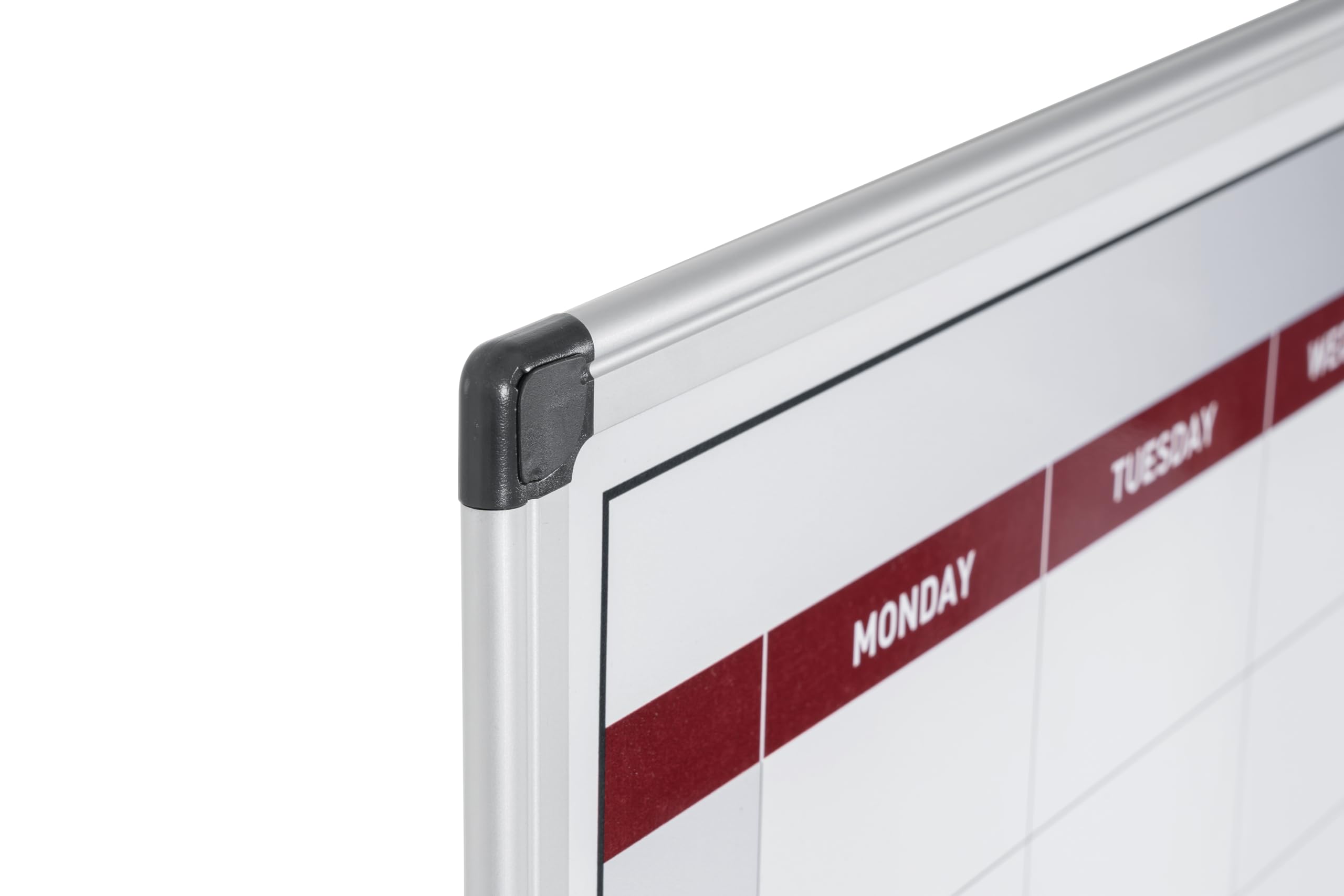 Bi-Office Planificateur Semaine magnétique cadre aluminium 60 x 45 cm
