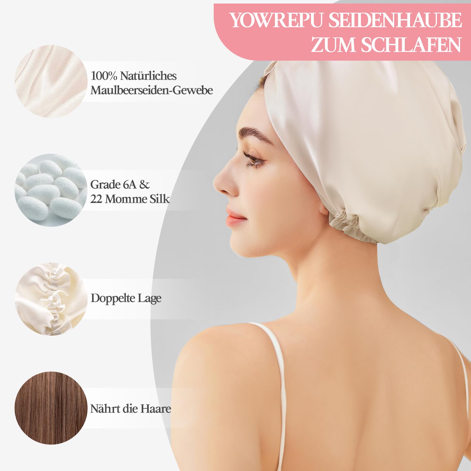 De voordelen van het slapen met een zijden bonnet