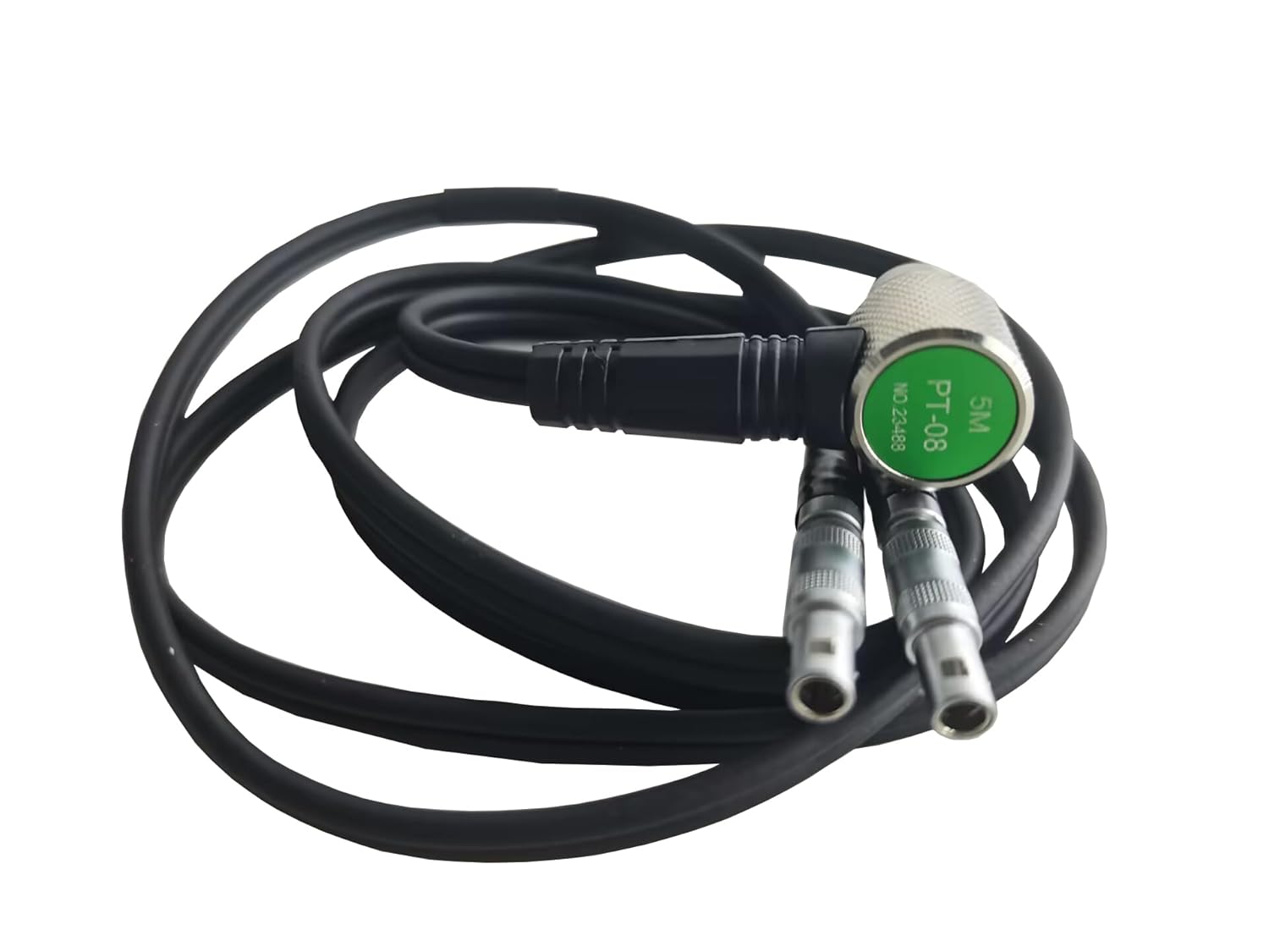 Ultrasonic Thickness Gauge Probe Sensor PT-08 Transducer Suitable for UM Series Ultrasonic Thickness Gauge with 5MHz Frequency Crystal Diameter 8mm Range 1-100.0mm