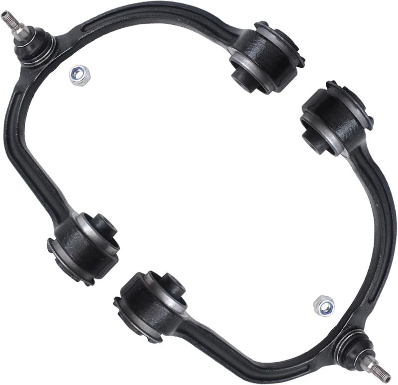 Kit de braços de controle superiores dianteiros Detroit Axle para Chrysler 300, Dodge Charger, Challenger e Magnum AWD – 2 unidades