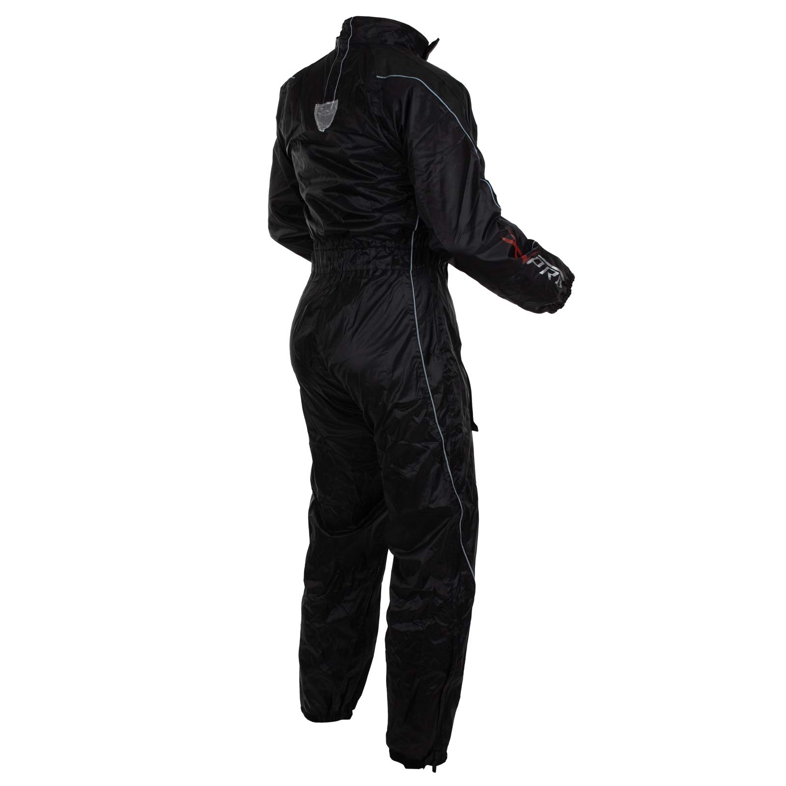 A-Pro Regenkombi Wasserdicht Motorrad Regenhose Regenjacke Regenanzug Schwarz XL