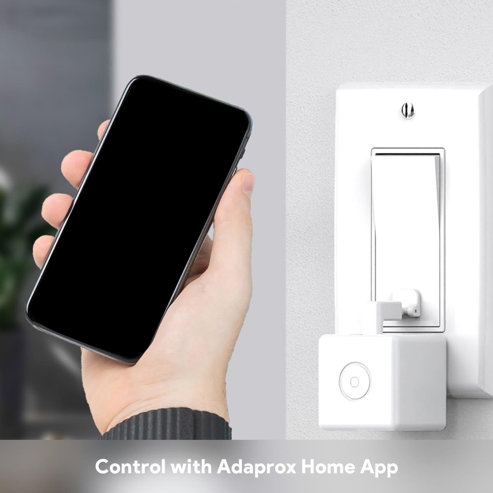 Finger Robot Intelligenter Button Pusher mit Timing Funktion App Fernbedienung Und Modularer Installation für Elektrische Geräte für Familie Mietwohnu, Weiß