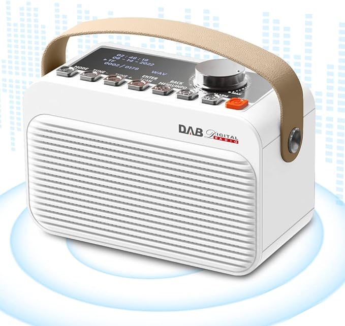 DAB/DAB+ & UKW Digitalradio, Netz und Akku Radio, Tragbares
