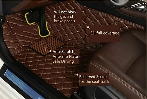 ZPXJSM - Alfombras de suelo de automóvil para 95% de los sedanes, SUV, deportivos, cobertura completa, lindo, para hombres y mujeres, almohadillas