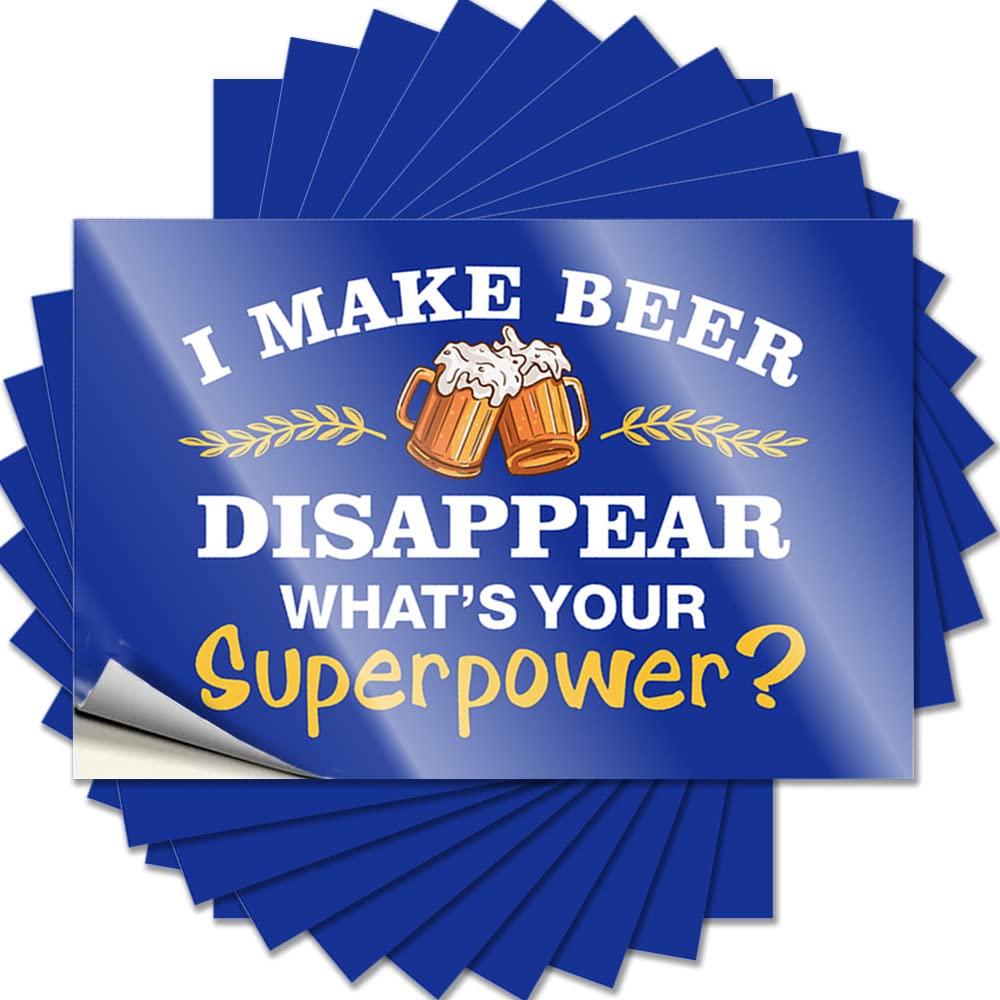 I Make Beer Disappear Metal Guest Bathroom Decor - Decals Tumbler Removable Vinyl Decal(6X9CM)