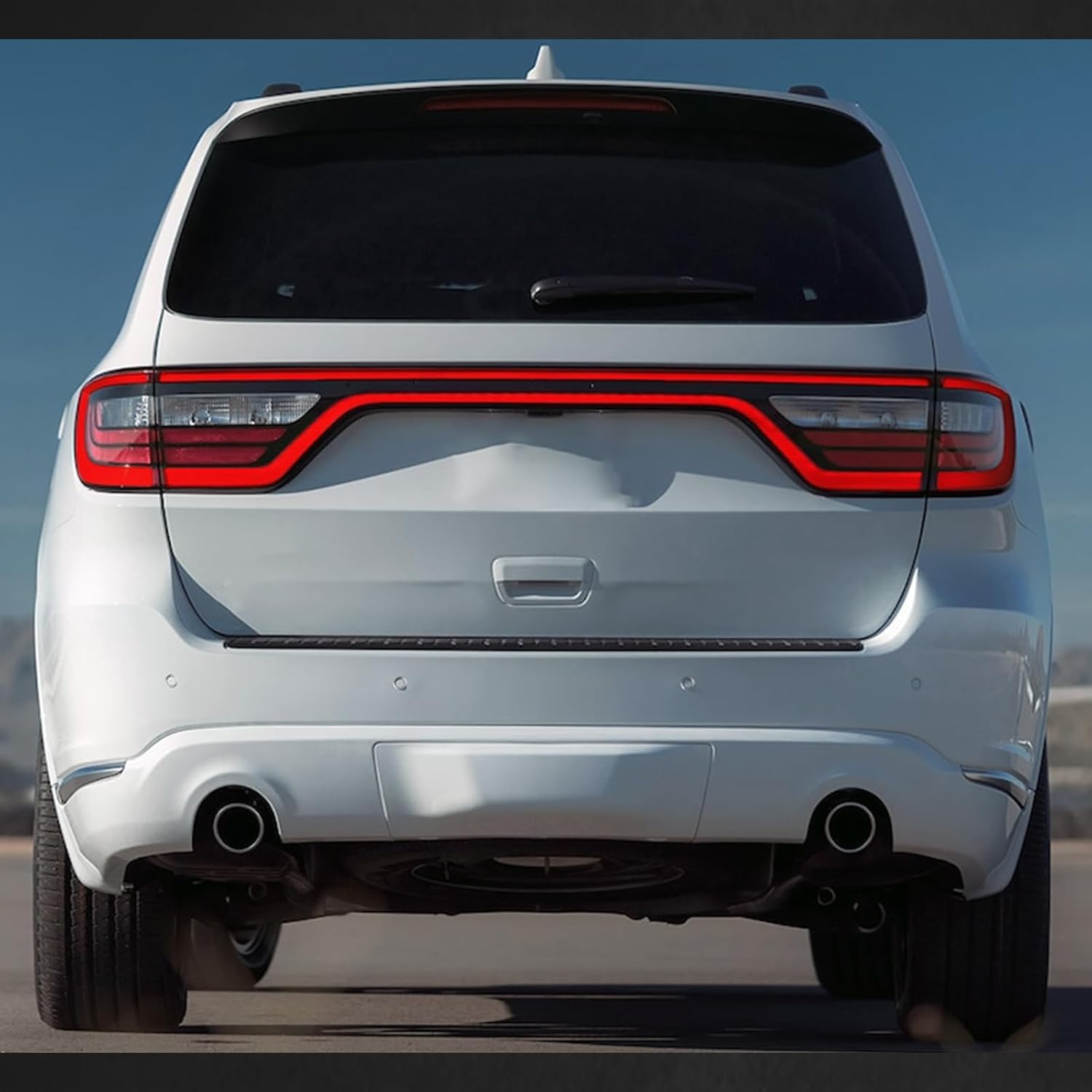 Liftgate Center Tail Light Rear Lamp Assembly Compatible with Dodge Durango 2014-2023 Liftgate Lamp w/Camera Hole 68453659AA