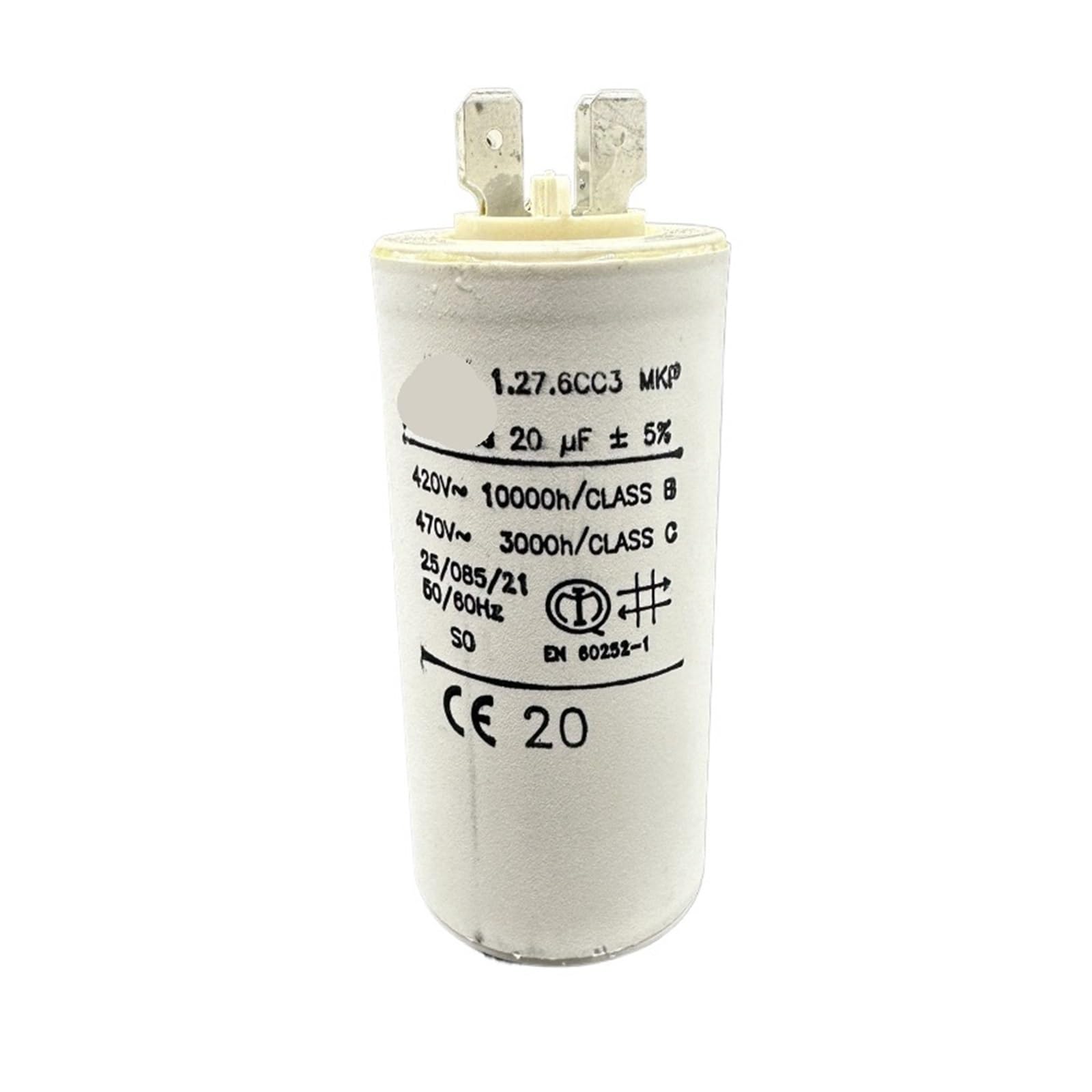 KSZHZYMGX 1PCS 1.27.6CC3 420V 470v 2UF 2.5UF 3UF 4UF 5UF 8UF 10UF 20UF 25UF 30UF 40UF 60UF film capacitor(5UF)