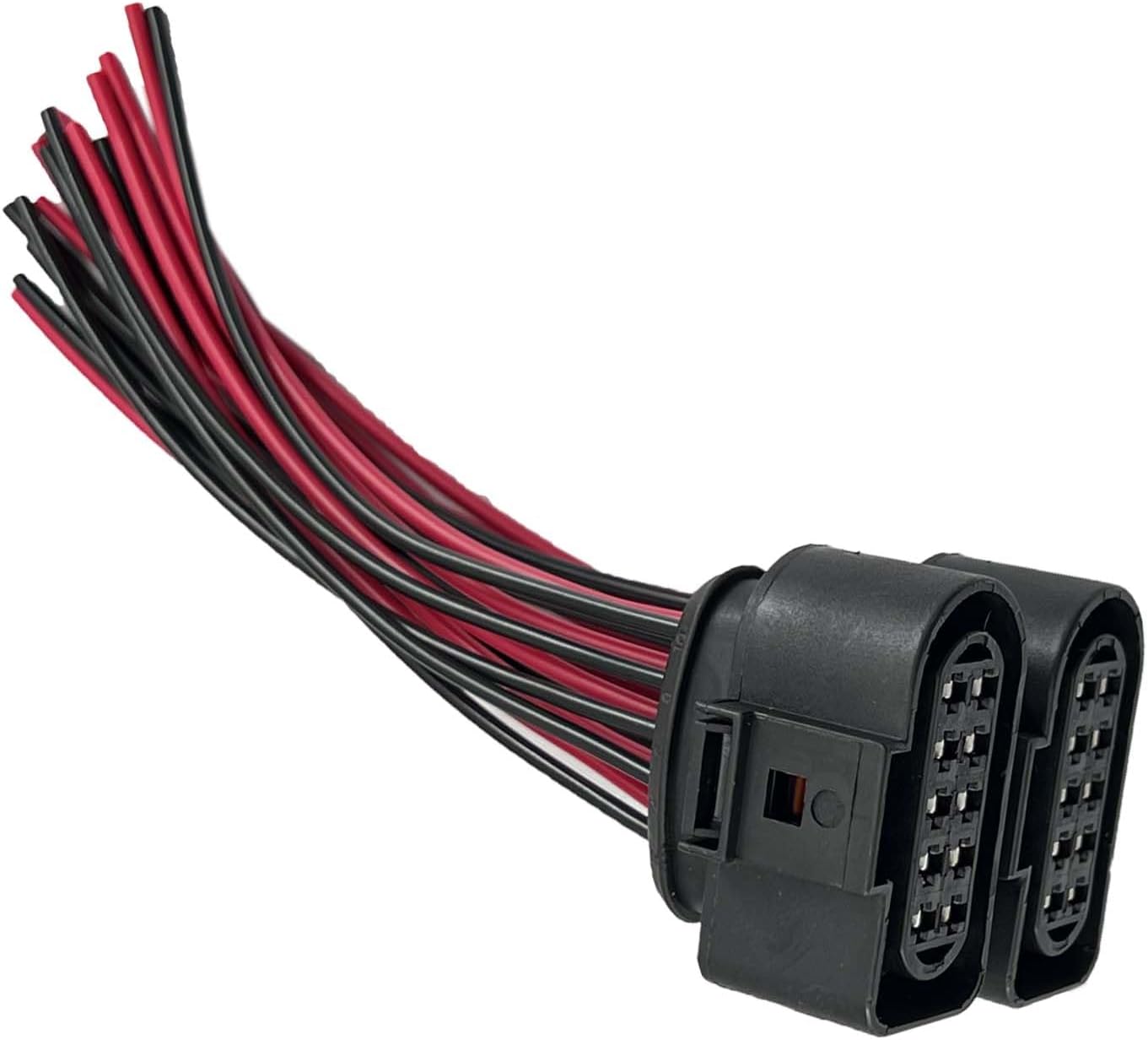 2Pack Headlight Wiring Pigtail Connector Plug Cable 10pin 1J0973735 Compatible with A3 A4/S4 A5/S5 A6/S6 A8 Q3/Q5/Q7/TT Bettle Golf Passat