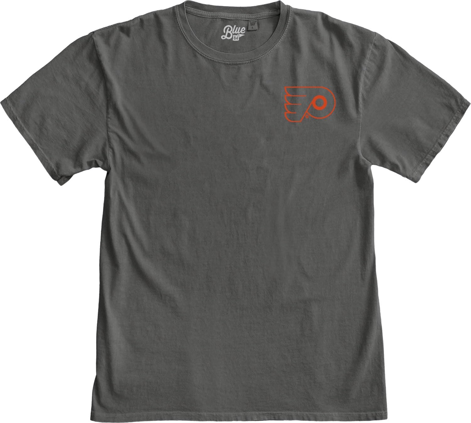 Blue 84 NHL Officially Licensed T-Shirt Ringspun Front/Back Shot Team Color