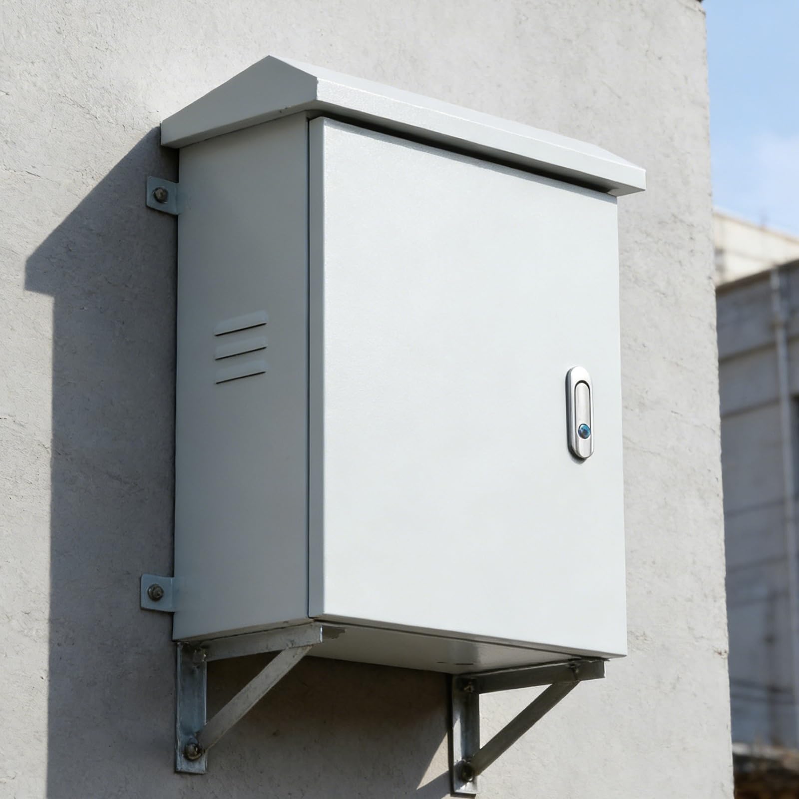 Quadro Elettrico, Scatola di Distribuzione con Design Angolare, per Uso Domestico Commerciale Industriale(30x20x40CM/12x8x16IN)