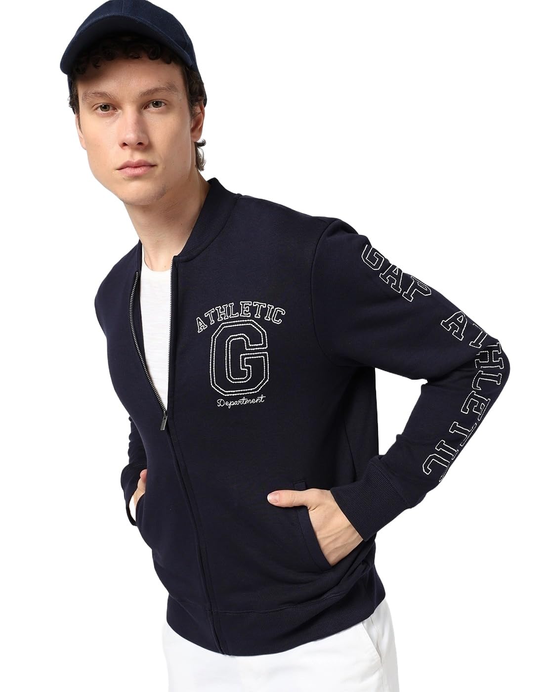 Men’s Graphic Print Full Sleeves Collared Neck Sweatshirt-image-32