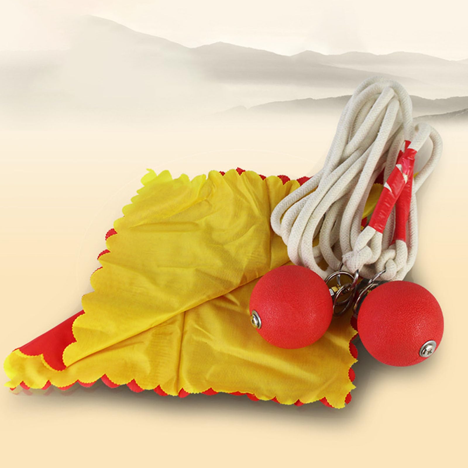 Widerstandsfähiger Meteors Hammer, Ball, Seil, Darted Meteors, Hammer, Gummi, Wurf, Gewicht für Wushu Kunst, Training und Fitness, Seil aus Baumwolle, Krafttraining