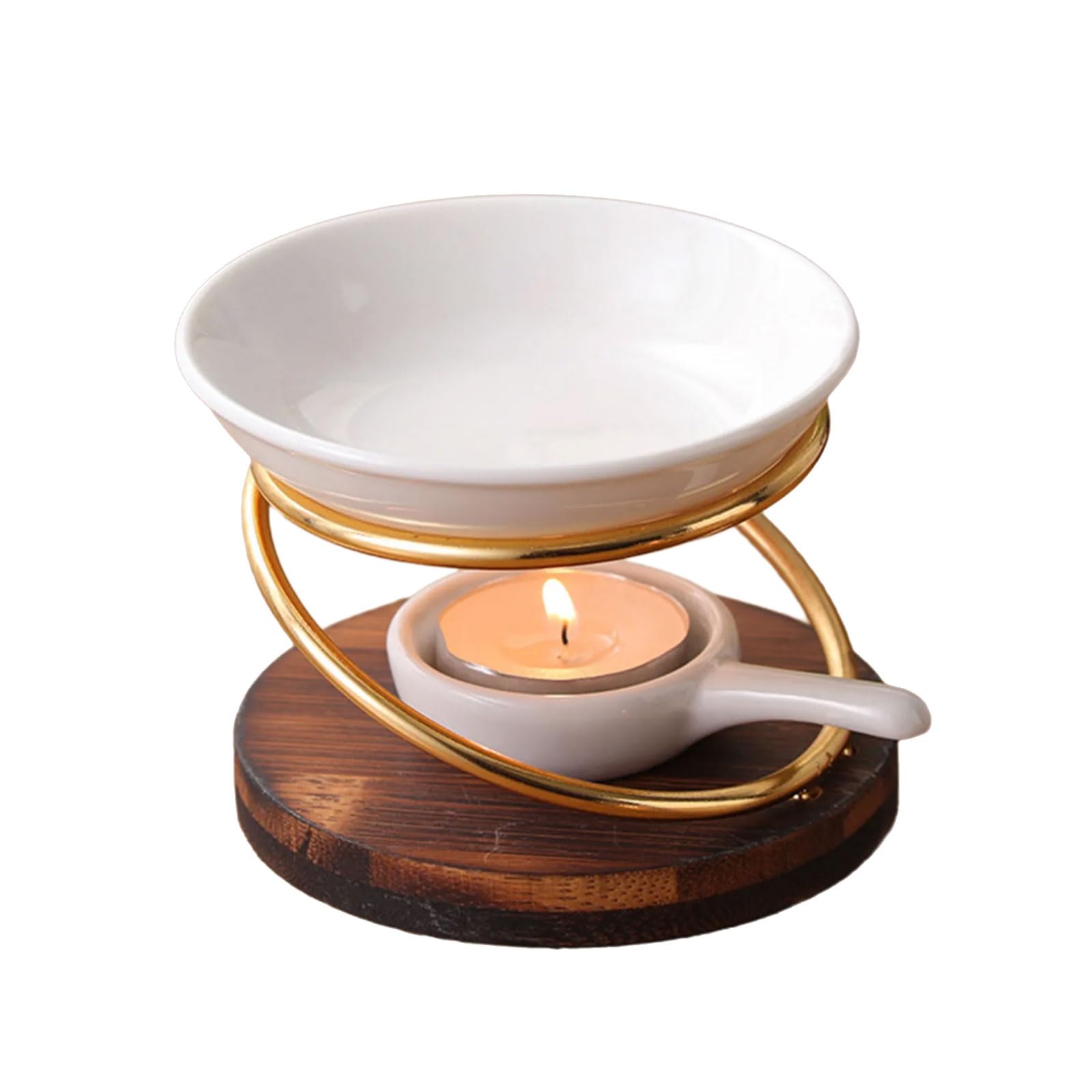 vfdaSWQQ Aromatherapy burner, Romantics Ceramics Tealight Melt Warmer Fragrances Aromatherapies Diffuser And Home Decoration